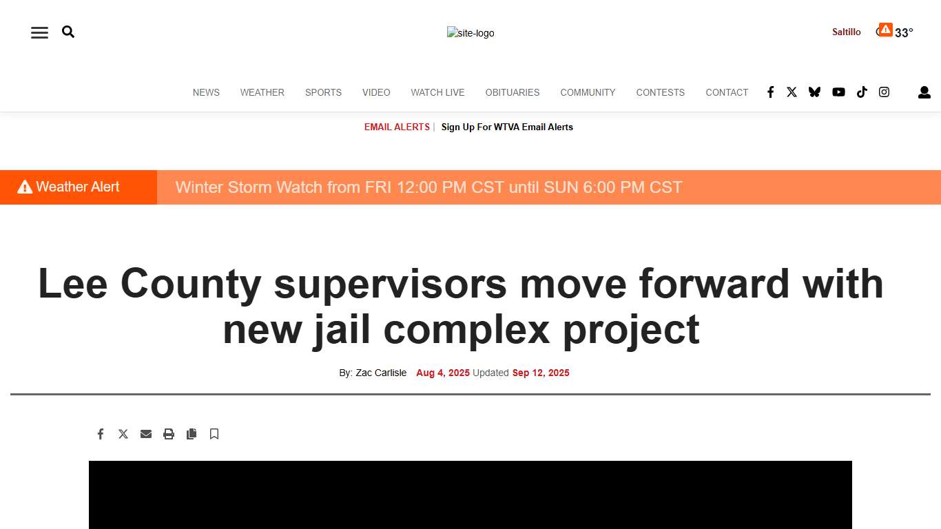 Lee County supervisors move forward with new jail complex project | Local | wtva.com