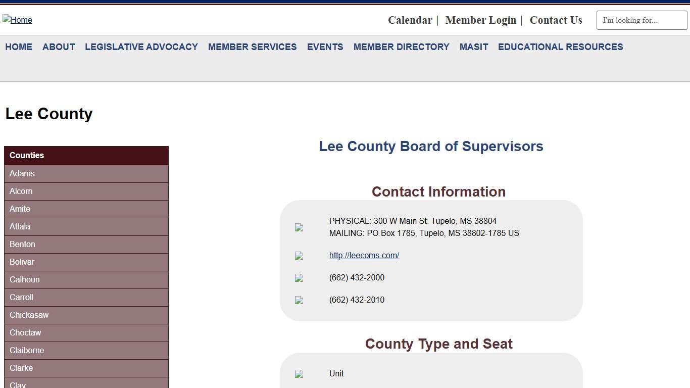County View | Mississippi Association of Supervisors